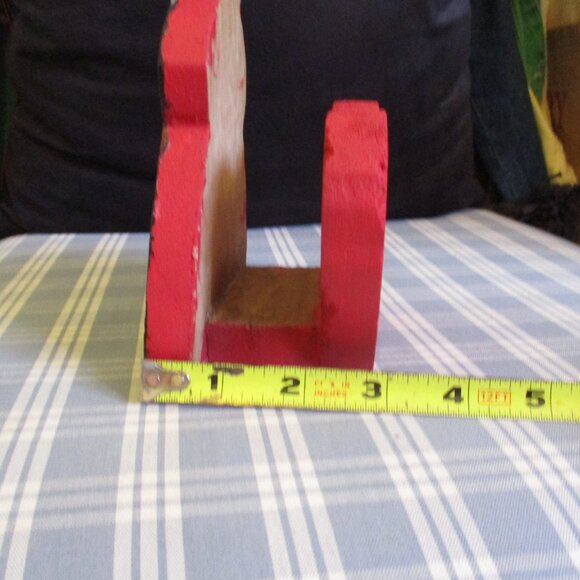 FINAL SALE! VTG Hand painted Black Americana Napkin Holder/Letter Holder - Picture 9 of 10